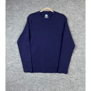 North Sails Sweater Mens Sz M Navy Blue Crew‎ Neck Pullover Nautical Fisherman